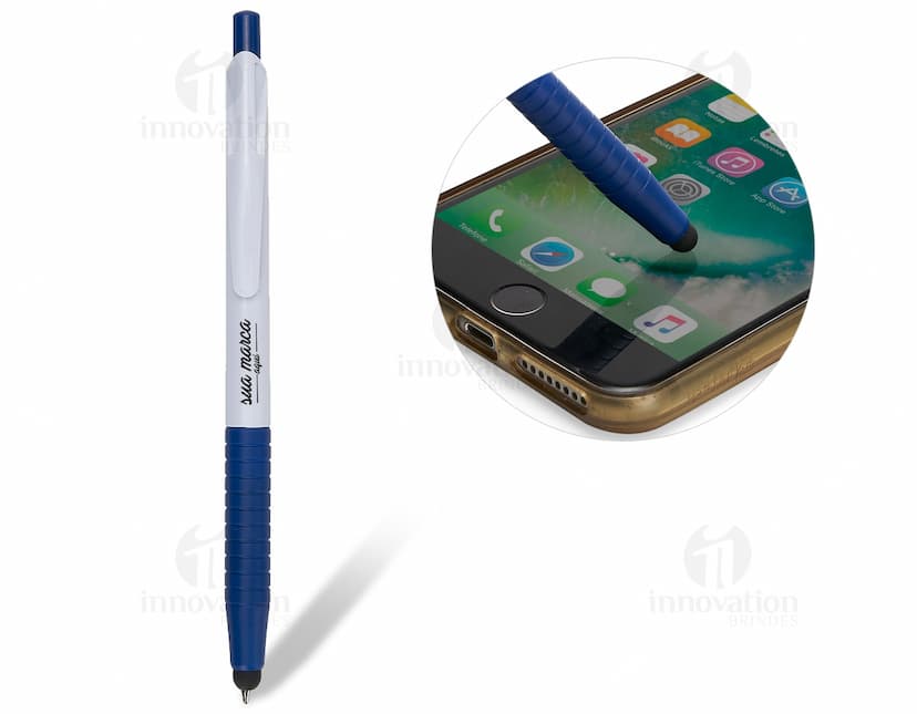 Caneta plástica touch para escrita suave e precisa. Perfeita para uso escolar, no escritório ou em casa. Ideal para desenhar, fazer anotações e muito mais. Adquira já a sua!