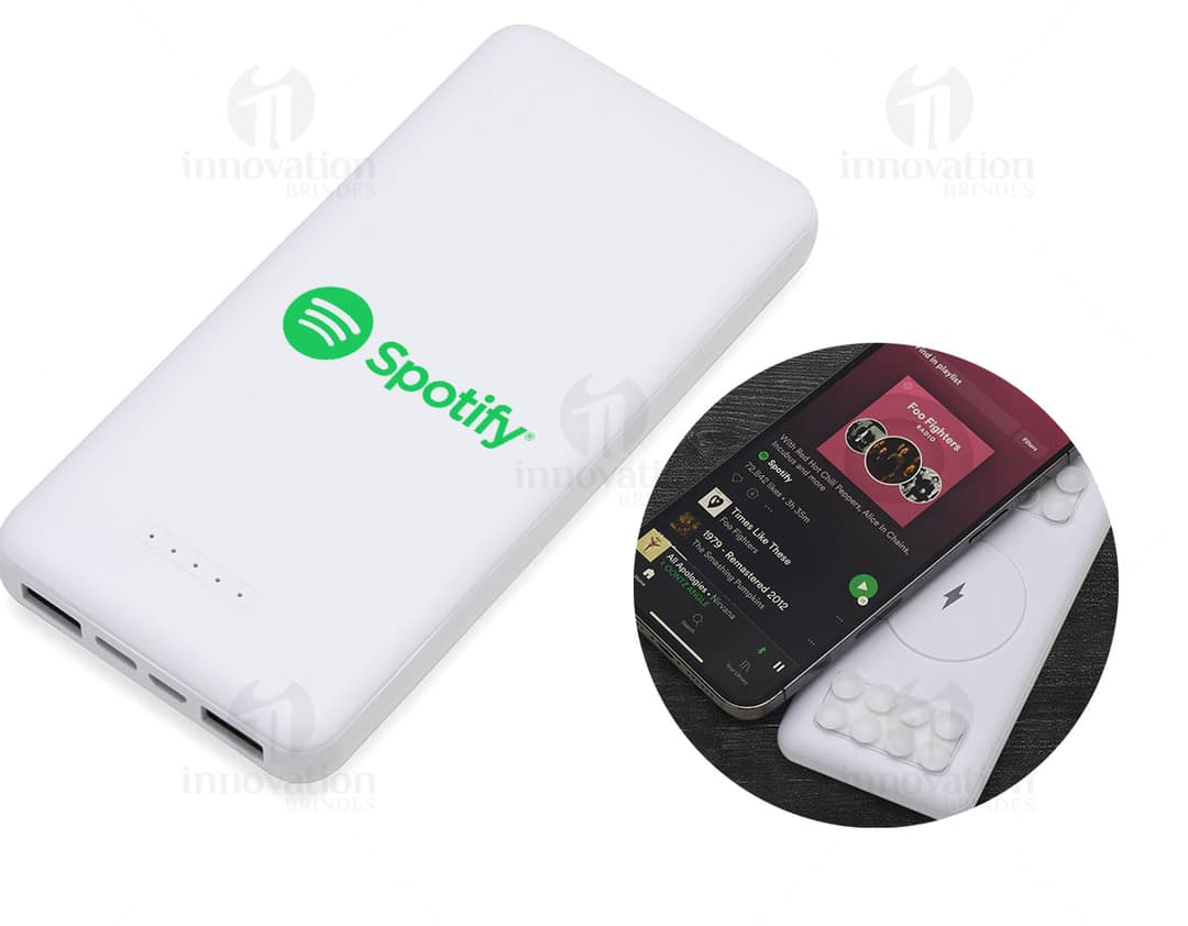 Cargador portátil de inducción - Tecnología wireless para cargar tu celular en cualquier lugar. Conexión rápida y práctica