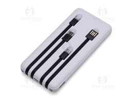 Carregador portátil de 10.000mAh com display, dispositivo eletrônico de metal preto e prateado, equipamento de tecnologia