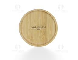 Petisqueira de bambu ideal para servir petiscos com estilo e praticidade. Produto de alta qualidade e design único, perfeito