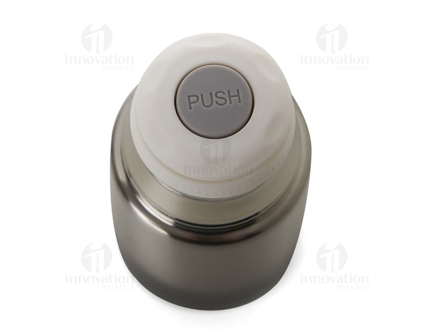 Garrafa Térmica 250ml - Mantenha suas bebidas quentes ou frias por mais tempo com nossa garrafa térmica de alta qualidade. Feita em aço inoxidável, é perfeita para viagens, trabalho ou academia. Seu design elegante e compacto a torna ideal para usar em qualquer lugar. Adquira já a sua!