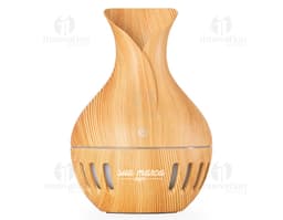 Umidificador com LED - Perfeito para manter o ar do ambiente sempre saudável e agradável. Com design clássico em madeira