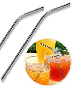 Canudo de inox reutilizável para drinks refrescantes. Aproveite suas bebidas geladas com estilo e sem agredir o meio ambiente. Confeccionado em material durável e fácil de limpar, ideal para acompanhar seus momentos de diversão. Um brinde ao planeta, um brinde à sustentabilidade!
