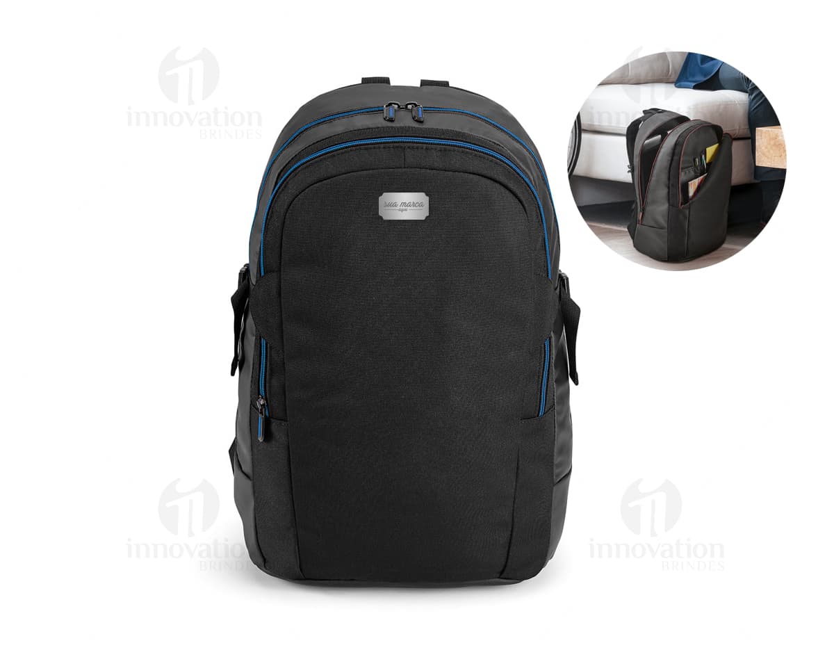 Mochila para notebook moderna e versátil, perfeita para suas viagens e passeios. Feita em couro de alta qualidade, com alça ajustável e design casual. Proteja seu equipamento com estilo!