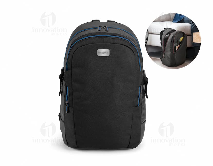 Mochila para notebook moderna e versátil, perfeita para suas viagens e passeios. Feita em couro de alta qualidade, com alça ajustável e design casual. Proteja seu equipamento com estilo!