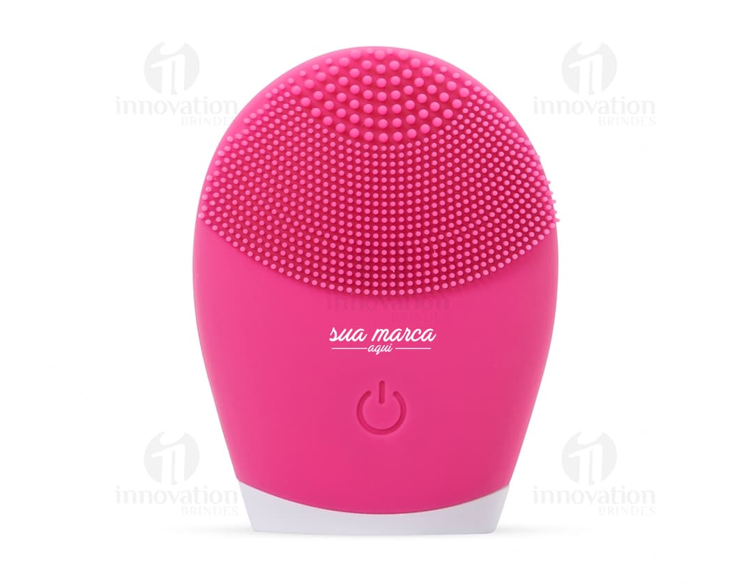 Massageador y limpiador facial moderno y tecnológico, perfecto para cuidar de tu piel. Con un diseño limpio, forma vertical y