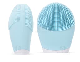 Massageador y limpiador facial moderno y tecnológico, perfecto para cuidar de tu piel. Con un diseño limpio, forma vertical y