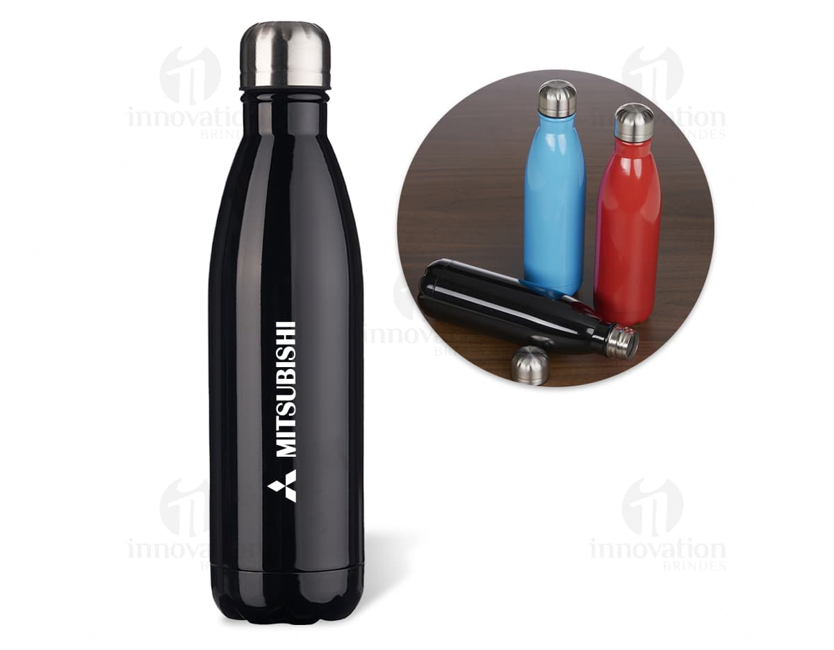 Garrafa inox 750ml de alta qualidade para suas necessidades de hidratação. Ideal para armazenar líquidos diversos, como água