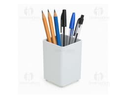 Porta Caneta Plástico em cores vibrantes, ideal para armazenar lápis, canetas, crayons e outros materiais de escrita e