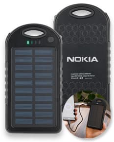 Power Bank Solar 2000 mAh - Carregue seu dispositivo eletrônico em qualquer lugar com o Power Bank Solar de 2000 mAh. Tecnologia moderna que garante energia extra com a luz do sol. Nunca fique sem bateria! Ganhe autonomia e praticidade. Nunca mais perca uma ligação importante. Ideal para viajantes, empresários e aventureiros. Tenha sempre sua comunicação em mãos. Aproveite a energia solar para manter-se conectado. Nunca mais fique desconectado! Compatível com diversos dispositivos eletrônicos. Nunca deixe seu celular descarregar. Tenha sempre o Power Bank Solar 2000 mAh ao seu alcance. Separe agora mesmo o seu!