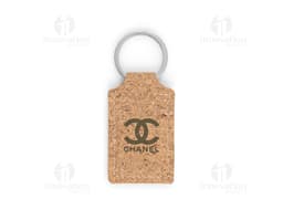 Llavero de corcho artesanal - Perfecto para quienes buscan regalos originales y sostenibles. Hecho con material natural y