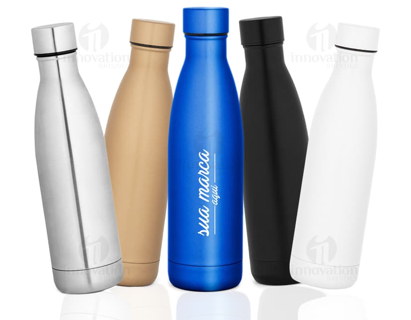 Garrafa Térmica 500ml - Mantenha sua bebida favorita na temperatura ideal com nossa garrafa térmica de 500ml. Feita de material transparente e resistente, essa garrafa é perfeita para manter sua bebida sempre fresca. Ideal para usar em casa, no trabalho ou em viagens. Não perca tempo e adquira já a sua!
