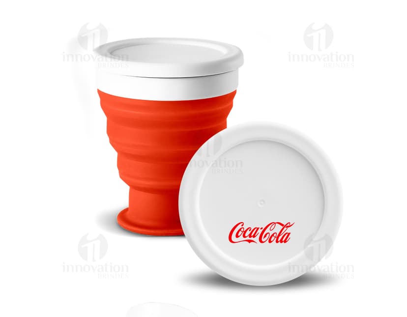 Copo Dobrável 400ml em Plástico - Ideal para Viagens e Passeios. Fácil de Transportar e Armazenar. Versátil, Resistente e Prático. Adquira já o seu!