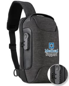 Mochila de couro moderna com alça e zíper, perfeita para viagens e negócios. Feita em nylon resistente e elegante, possui amplo espaço de armazenamento. Ideal para quem busca estilo e praticidade em um único acessório. Garanta a sua!