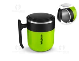 Caneca plástica 300ml com design moderno e elegante. Ideal para servir chá, café e outras bebidas. Possui alça resistente e
