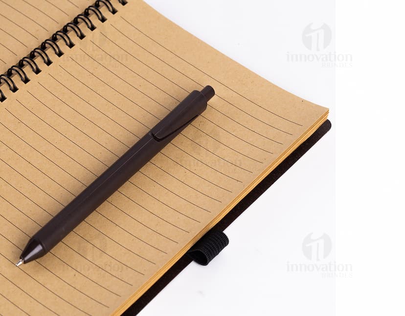 bloco de anotações com caneta Personalizado