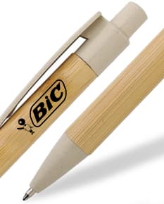 Caneta de bambu eco-friendly para escrita suave e sustentável. Ideal para uso no escritório, escola ou em casa. Feita de material de alta qualidade, essa caneta combina design moderno com consciência ambiental. Escreva com estilo e faça a diferença no mundo. Adquira já a sua!
