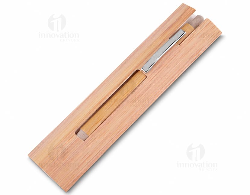 caneta de bambu Personalizado
