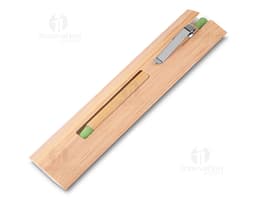 Caneta de bambu perfeita para escrita suave e ecológica. Ideal para uso escolar, no escritório e em casa. Feita de bambu e