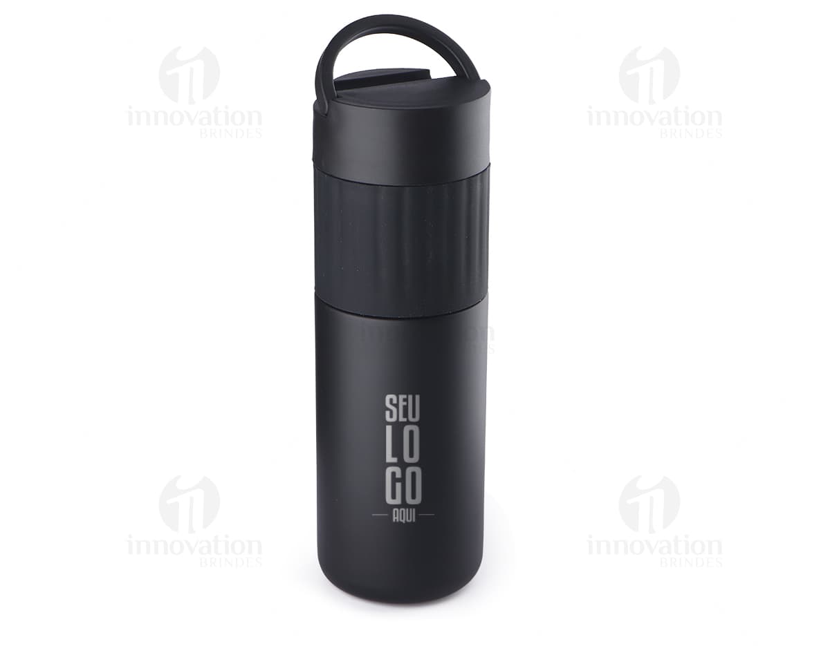 Garrafa Térmica 500ml: mantenha sua bebida preferida sempre na temperatura ideal com esta garrafa térmica de alta qualidade. Feita em plástico resistente, possui design moderno e prático. Ideal para uso em viagens, trilhas e no dia a dia. Não deixe mais sua bebida esfriar, adquira já a sua garrafa térmica de 500ml!