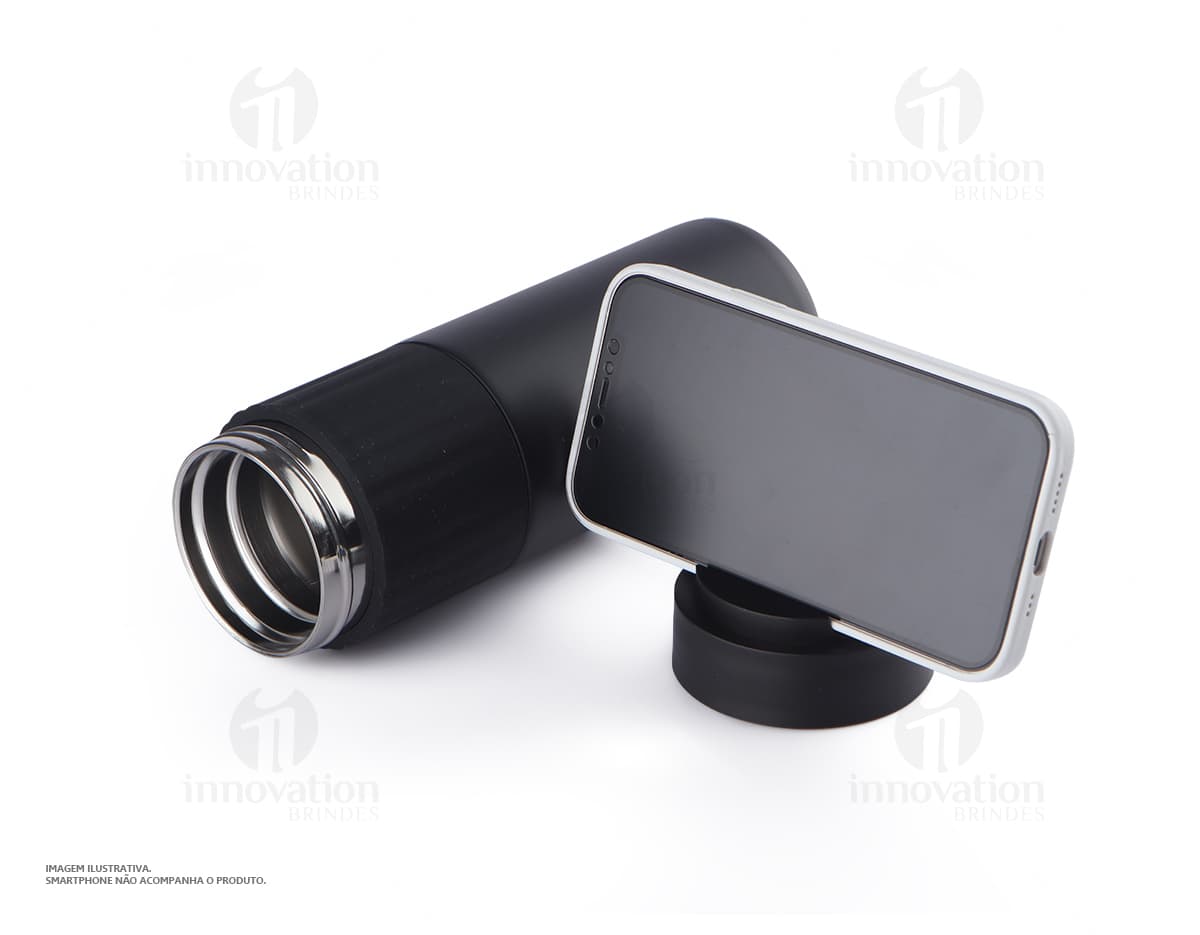 Garrafa térmica de 500ml, ideal para manter suas bebidas quentes ou frias por mais tempo. Feita em alumínio, com design moderno e prático. Perfeita para levar para o trabalho, academia ou viagens. Garanta a sua agora!