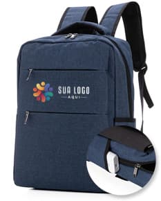 Mochila de couro para notebook preto - ideal para viagens de negócios e armazenamento de documentos. Design elegante e moderno, perfeito para o homem de negócios. Compartimento seguro com fecho de zíper e alça resistente para transporte. Adquira já a sua!