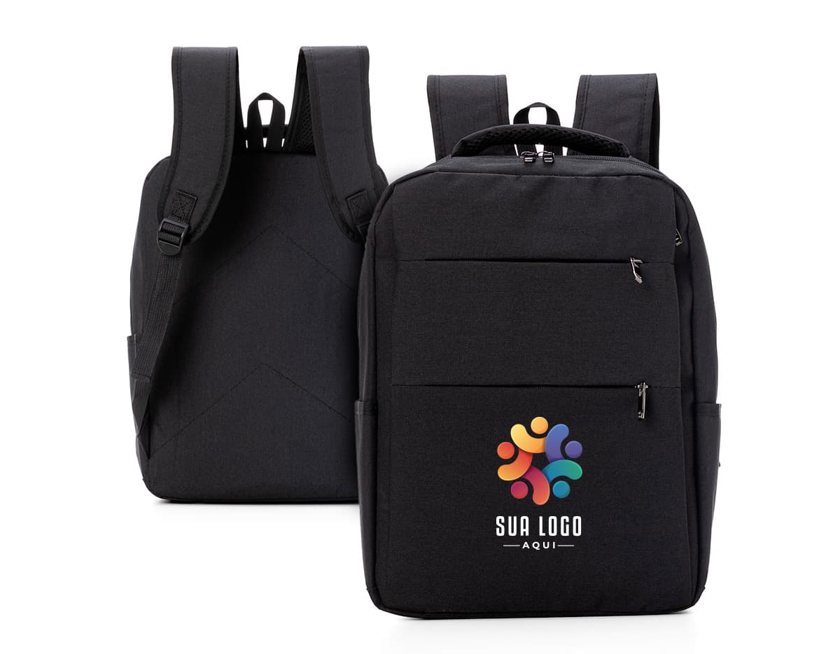 Mochila para notebook em couro preto, perfeita para viagens de negócios e trabalho. Com compartimento seguro para seu laptop e design elegante. Ideal para homens de negócios modernos. Compre já! #mochilaparanotebook #viagensdenegocios #designelegante