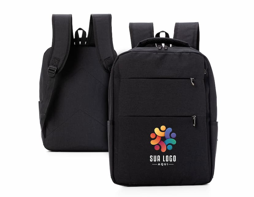 Mochila para notebook em couro preto, perfeita para viagens de negócios e trabalho. Com compartimento seguro para seu laptop e design elegante. Ideal para homens de negócios modernos. Compre já! #mochilaparanotebook #viagensdenegocios #designelegante