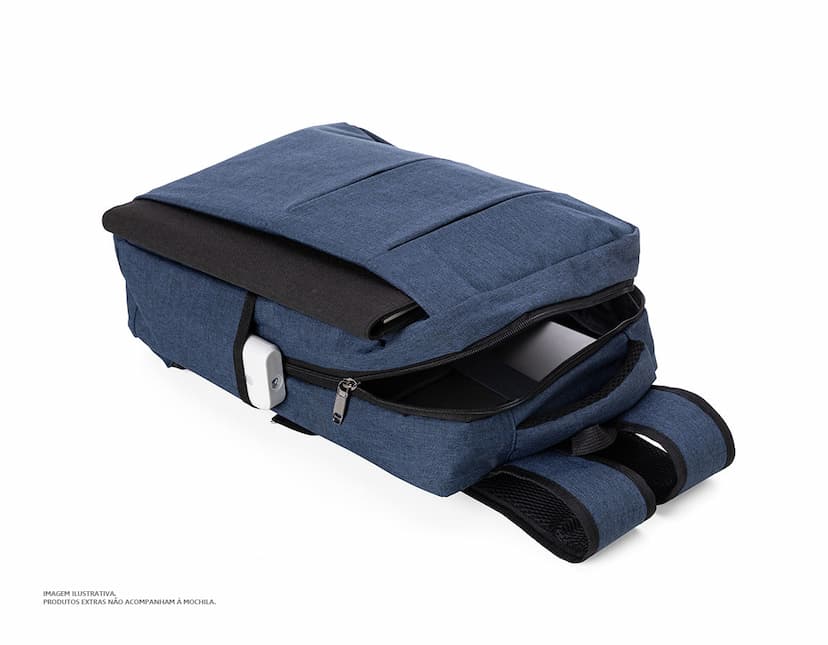 Mochila para notebook em couro preto, perfeita para viagens de negócios ou uso pessoal. Com design moderno e elegante, oferece segurança e praticidade. Compre já!