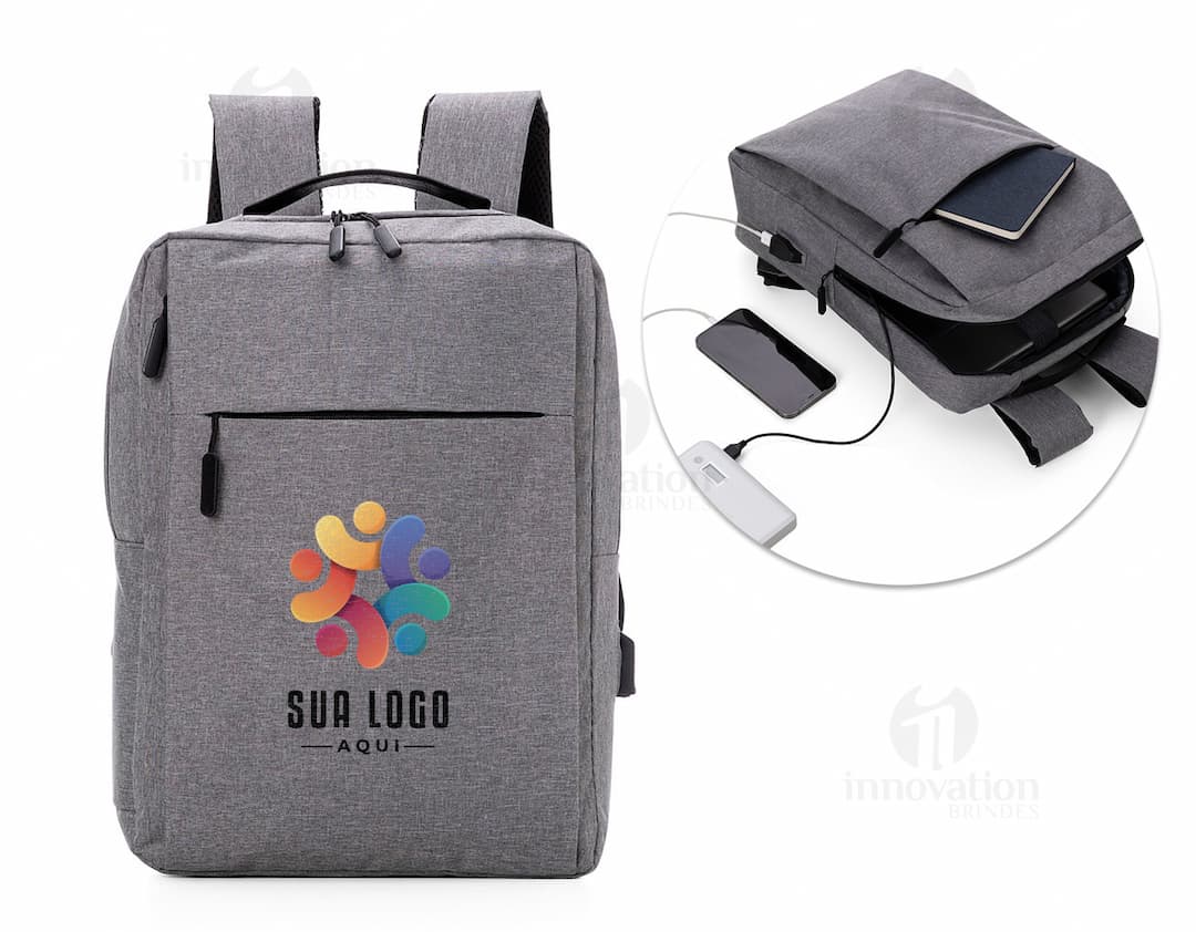 Mochila para notebook: transporte seu equipamento com segurança e estilo. Moderna, prática e resistente, essa mochila é o acessório perfeito para profissionais e estudantes. Compartimentos acolchoados, alças confortáveis e design elegante. Adquira já a sua!