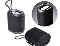 Caixa de Som Vintage em Metal Prateado | Equipamento Eletrônico para Estúdio e Carro Caixa de som vintage em metal prateado