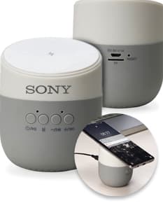Caixa de som portátil com carregador: tecnologia contemporânea e potência reunidas em um só produto. Conexão wireless, resistente e ideal para o seu dia a dia. Aproveite!