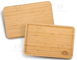 Petisqueira de bambu 36x24 - Perfeita para servir petiscos de forma tradicional em uma tábua de bambu, trazendo um toque de