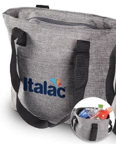 Bolsa térmica de luxo em couro marrom para manter seus alimentos frescos por mais tempo. Item elegante e seguro, com fechadura de metal e alça resistente. Acessório moderno, ideal para manter sua comida protegida com muito estilo. Adquira já a sua!