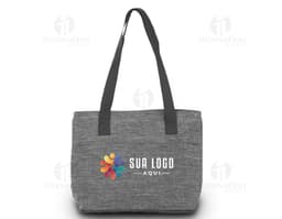 Bolsa térmica de luxo em couro marrom - Segurança e estilo para suas compras. Com fechadura de segurança, alça ajustável e