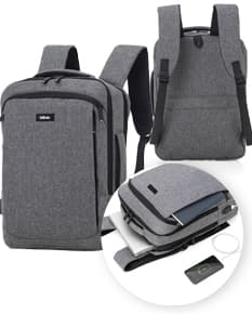 Mochila pasta moderna e elegante para negócios. Feita em couro de alta qualidade, é perfeita para transportar seus