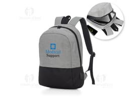 Mochila para notebook de couro moderna e espaçosa, ideal para viagens e uso diário. Com alça ajustável, design casual e