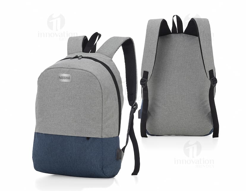 Mochila para notebook moderna e versátil, perfeita para suas viagens e passeios. Feita em couro sintético de alta qualidade, possui alças ajustáveis e compartimento acolchoado para proteger seu laptop. Ideal para quem busca estilo, praticidade e segurança. Garanta já a sua!