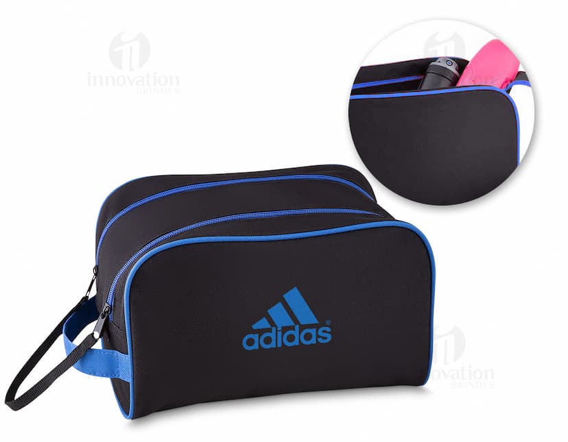 Necessaire de luxo em couro, elegante e moderna. Ideal para quem busca estilo e praticidade no dia a dia. Perfeita para guardar seus acessórios com sofisticação e organização. Adquira já a sua!