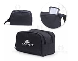 Nécessaire de couro elegante e moderna, perfeita para viagens ou uso diário. Com alça prática e design clássico, este