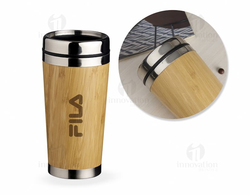 copo de bambu 500ml Personalizado