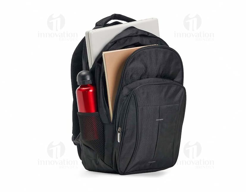 Mochila para notebook de couro moderna e elegante. Perfeita para quem busca praticidade e estilo. Com alça de nylon e fecho em zíper. Ideal para o dia a dia de trabalho ou faculdade. Mantenha seu equipamento seguro e organizado com essa bolsa clássica e funcional.