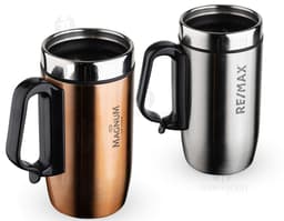 Taza inox 275ml - Taza de acero inoxidable resistente, ideal para mantener tu bebida caliente por más tiempo. Perfecta para