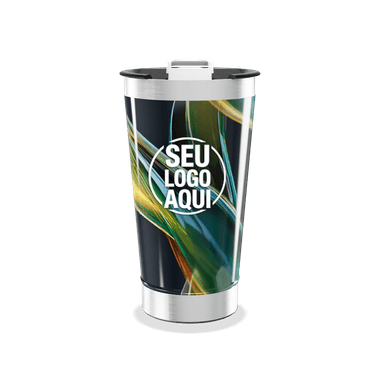 Copo Térmico Estampa Colorida Abstrata personalizado