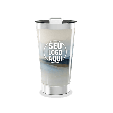 Copo Térmico Paisagem Azul personalizado