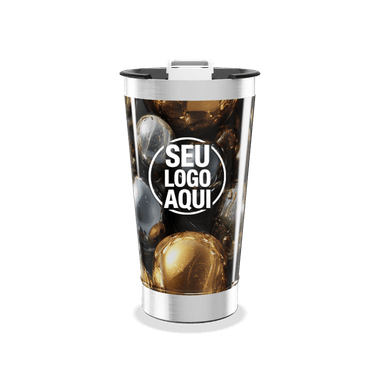 Copo Térmico Estampa Esferas Coloridas personalizado