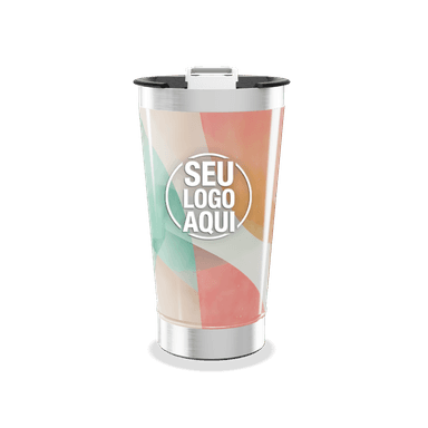 Copo Térmico Design Abstrato Colorido personalizado