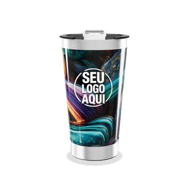Copo Térmico Estampa Cósmica personalizado