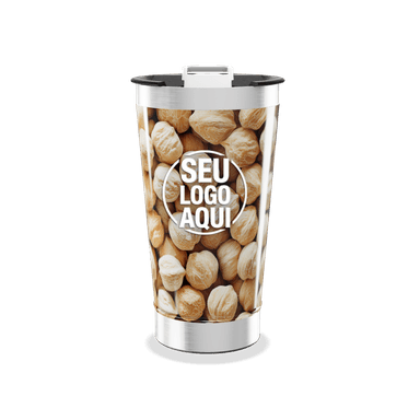 Copo Térmico Estampa De Nozes personalizado