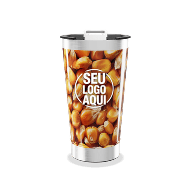 Copo Térmico Estampa Milho personalizado